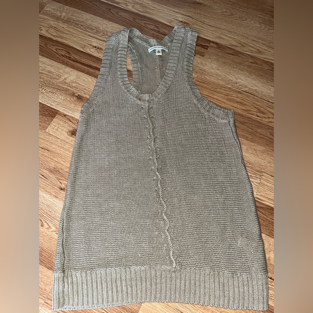 Banana Republic Linen Knit Sweater Tank